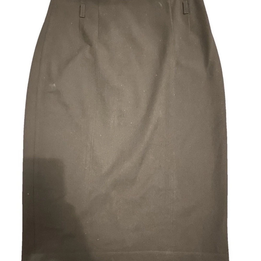 Black Pencil Skirt Business Casual Formal Office Wear Y2K Dark Academia